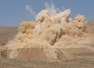 انفجار معدن
